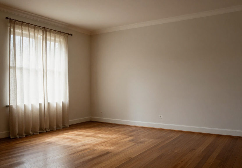 Floorboards restored to flat, dry condition after drying treatment